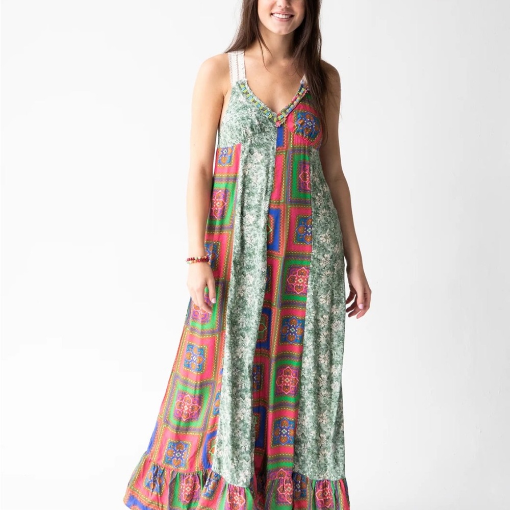Natural Life Amina Lace Maxi Dress size XL